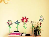 decoración de pared. manualidades niños. mural de pared