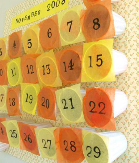 calendario de adviento fácil
