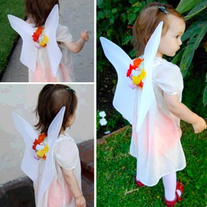 Disfraces para niñas: alas de hada