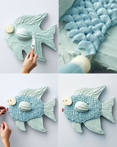 tarta pez pasos