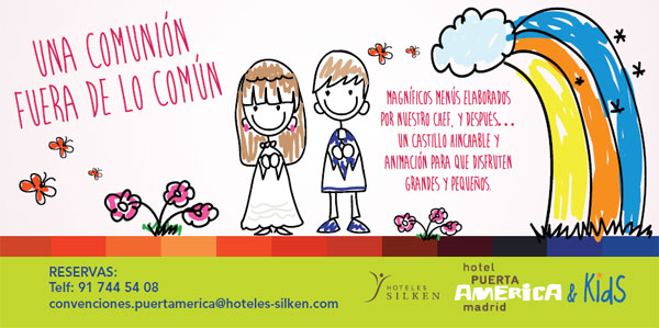 Comuniones personalizadas en el Hotel Silken Puerta América