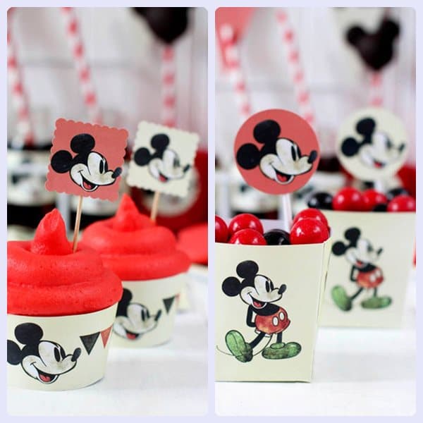 Cumpleaños de Mickey, ¡kit de fiesta imprimible gratuito!