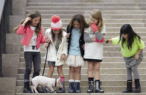 La moda infantil de Benetton para el otoño invierno 2014