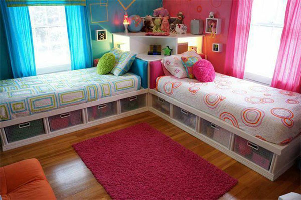 Cómo decorar habitaciones compartidas por un niño y una niña Remodelacion de un cuarto juvenil sencillo para varones