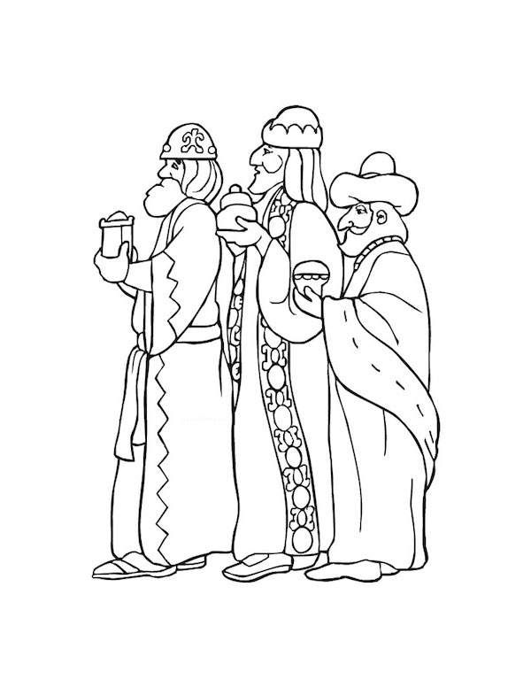 camel three kings bible coloring pages - photo #12