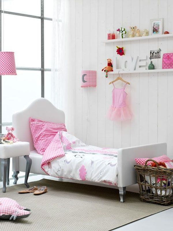 10 habitaciones infantiles en rosa pequeocio Dormitorios en rosa y lila