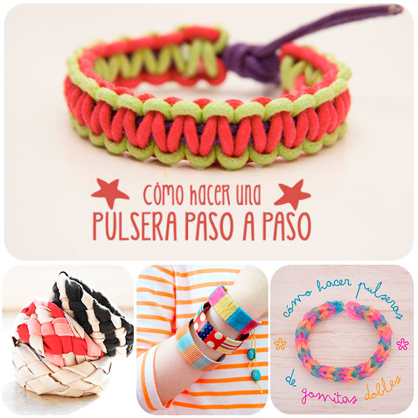 Hacer pulseras, una manualidad infantil divertida Pequeocio
