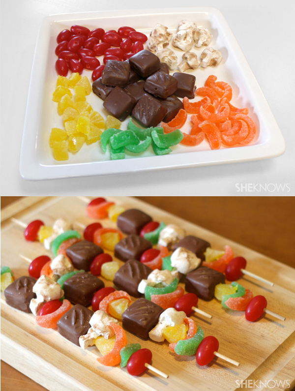 Brochetas dulces