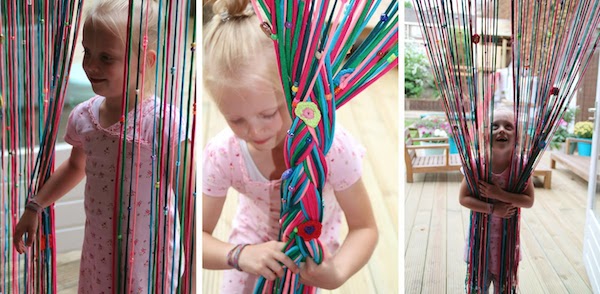 5 manualidades de trapillo originales y divertidas pequeocio Cortinas Decorativas creativo