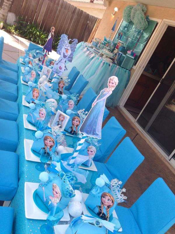 Fiestas infantiles, ¡un cumpleaños de frozen! pequeocio Fondo de pared frozen vintage infantil