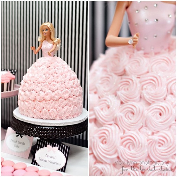 Tarta de Barbie