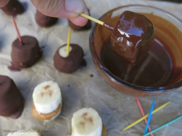Bombones de plátano