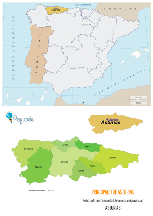 Mapa De Asturias