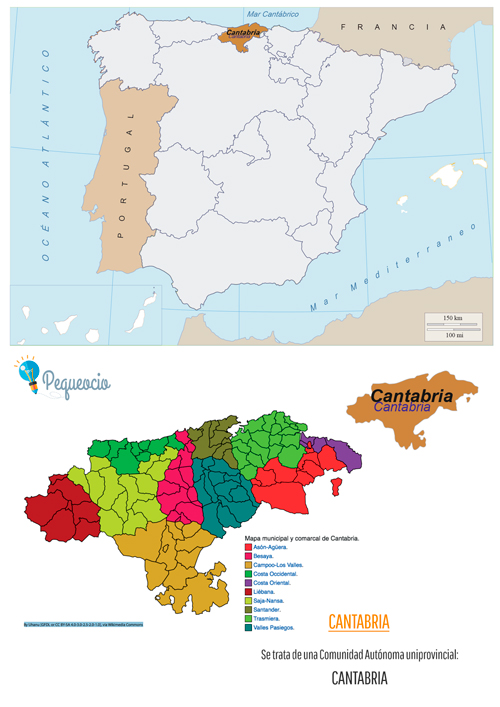 Mapa Cantabria