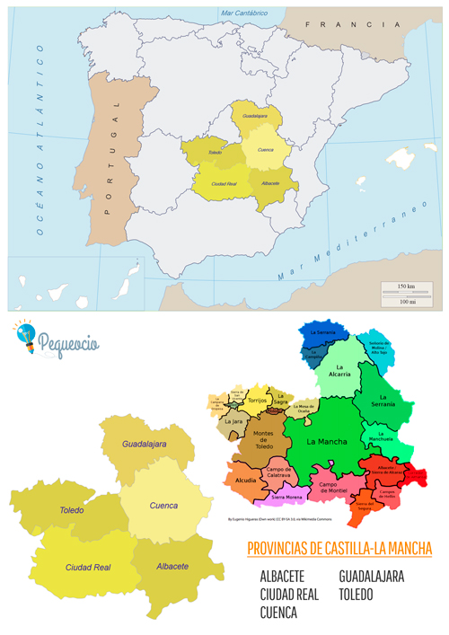 Mapa Castilla La Mancha