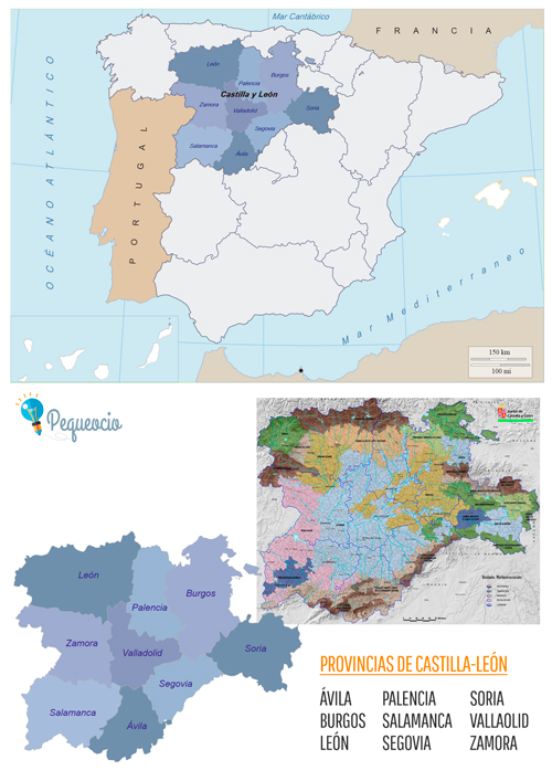 Mapa Castilla-Leon