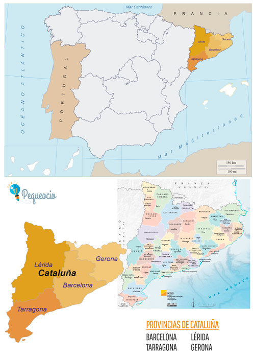 Mapa Cataluña