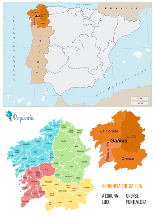 Mapa De Galicia