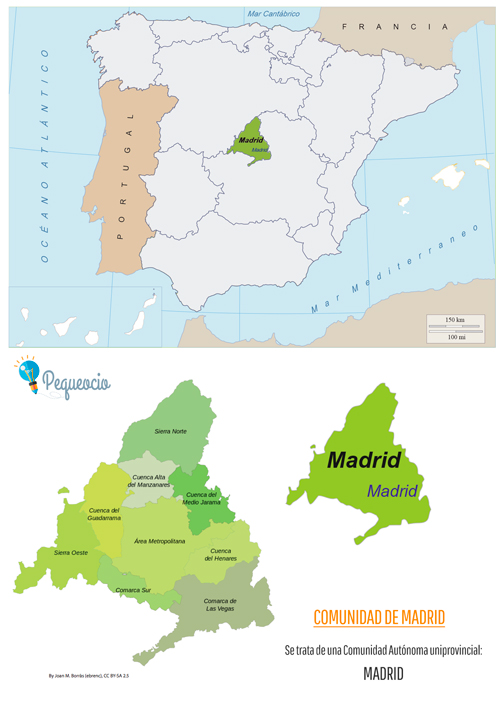 Mapa Comunidad Madrid