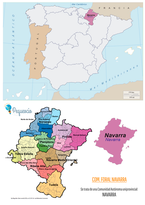 Mapa Comunidad Navarra