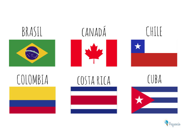 Banderas Del Mundo Para Colorear Pdf