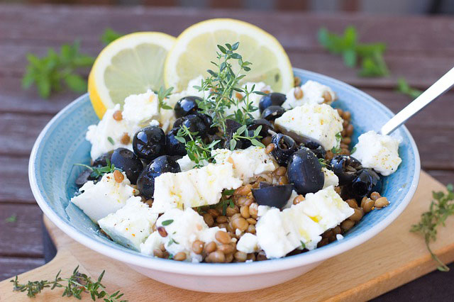 Como Hacer Ensalada Griega De Legumbres