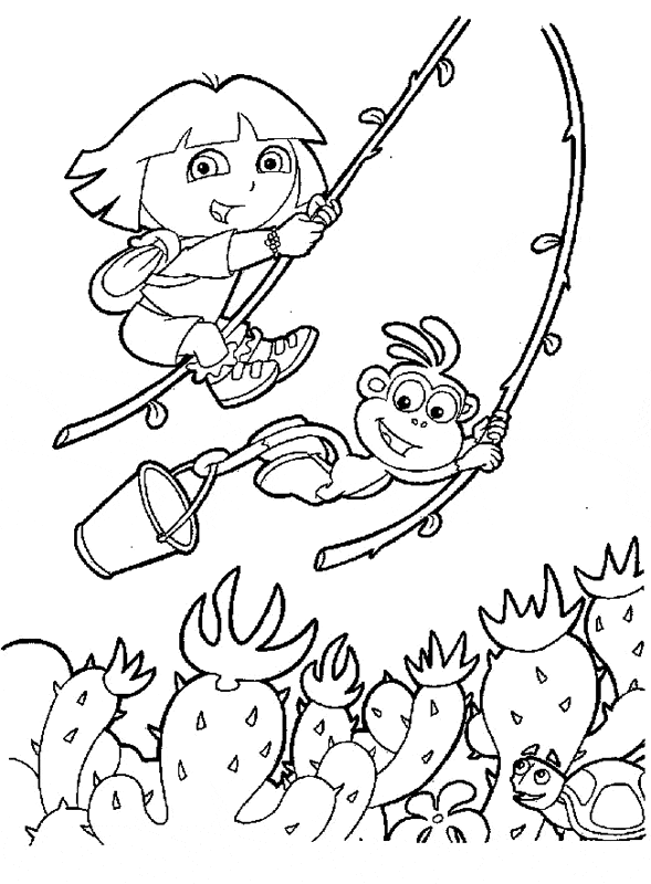 Dibujos para colorear de Dora la Exploradora dora la exploradora para colorear