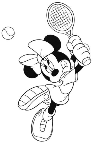 Dibujos De Minnie Mouse Para Colorear