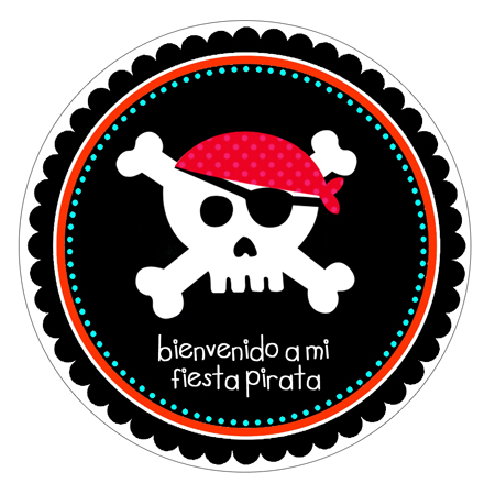 Pegatina Fiesta Pirata