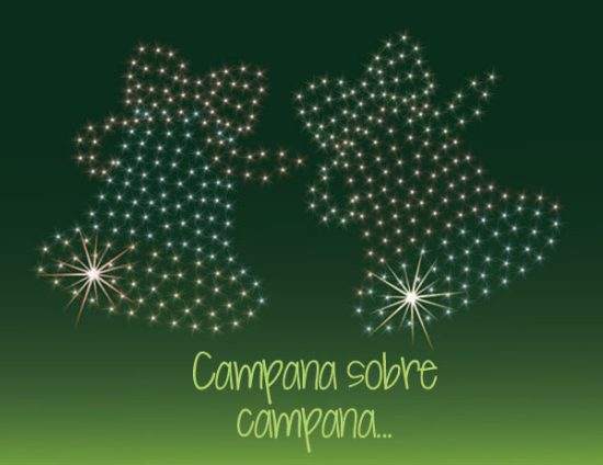villancico de navidad campana sobre campana