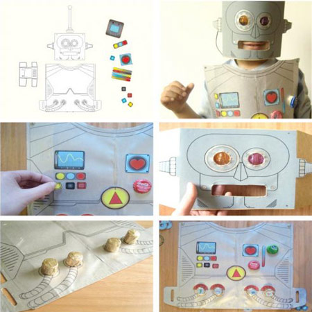 Disfraz casero de robot