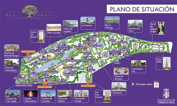 Parque Europa Plano