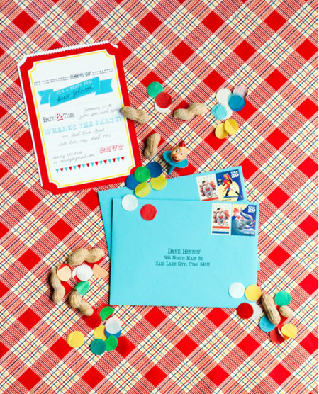 Invitación de cumpleaños circo