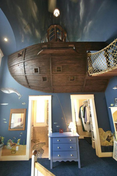 Una habitación infantil "para piratas" | Pequeocio
