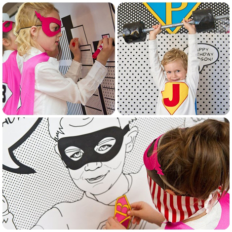 Juegos Fiesta Infantil Superheroes