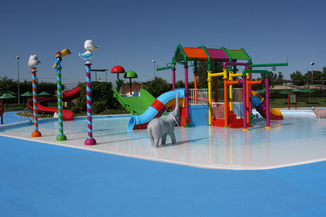Parque infantil y acuático en Extremadura