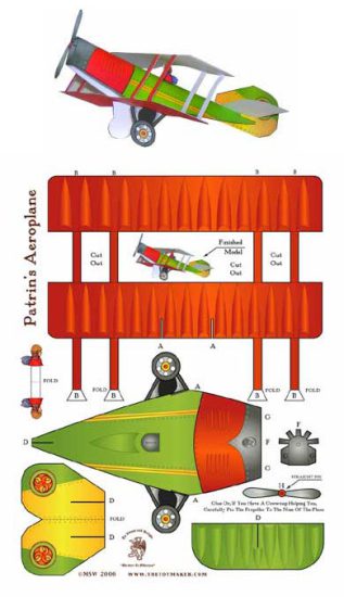 avion de papel