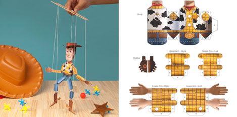 Cómo hacer una marioneta de Toy Story