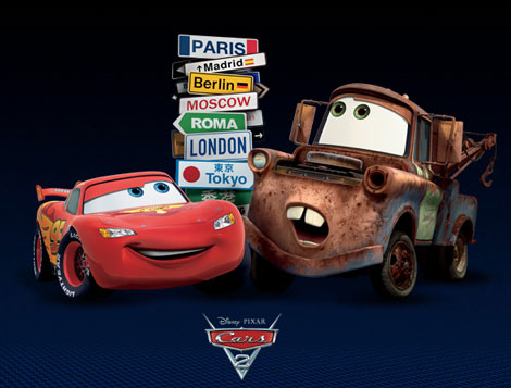 Cars 2, cine para niños Pixar