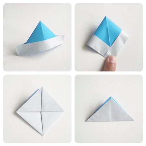 Barcos De Papel Origami