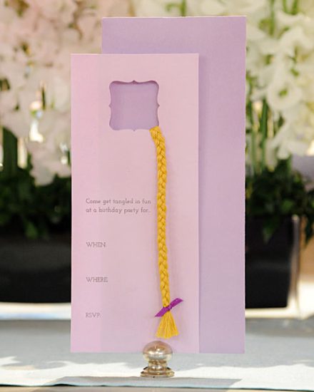 Invitación de cumpleaños niñas