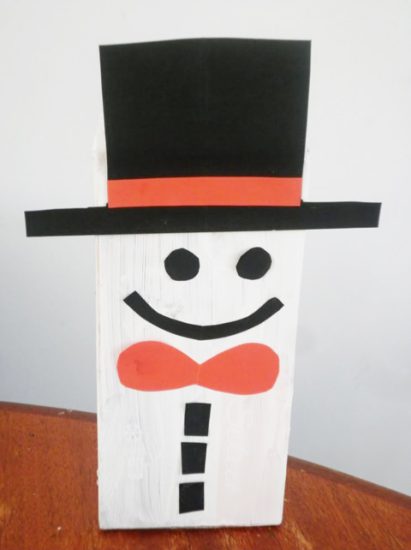 Muñeco de nieve caja
