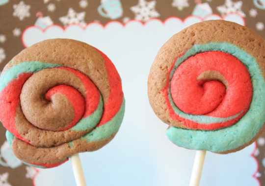 Galletas De Navidad En Piruletas