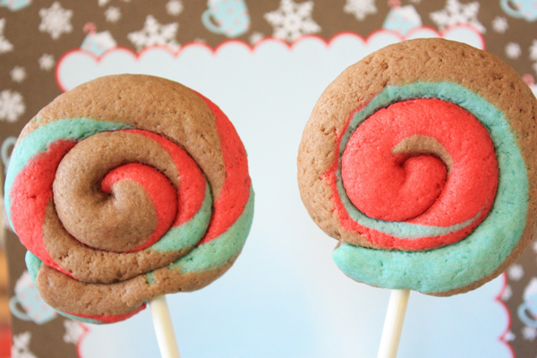 Galletas De Navidad En Piruletas