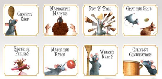 Juegos Ratatouille