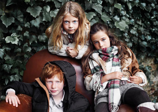 Massimo Dutti Niños Invierno 2011