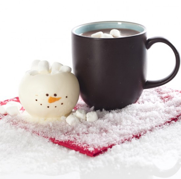 Muñeco de Navidad de chocolate