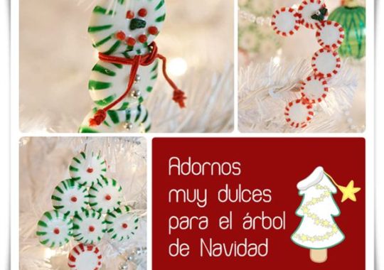 Adornos Para El Árbol De Navidad Dulces