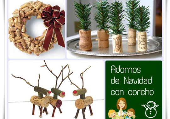 Adornos De Navidad De Corcho