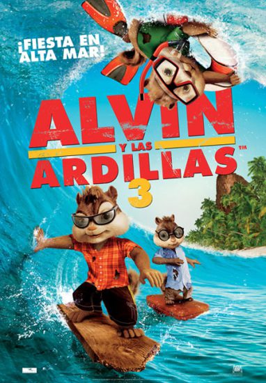 Alvin y las ardillas 3 cine infantil